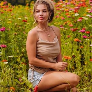 Shelley Side Shirring Tank